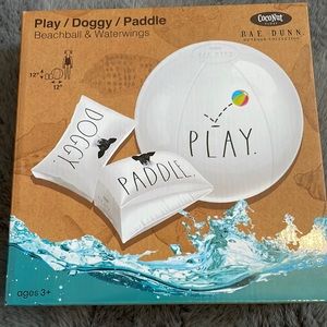 NWT Rae Dunn Beachball & Waterwings